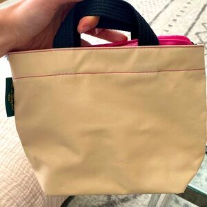 Herve Chapelier Paris two-toned mini tote